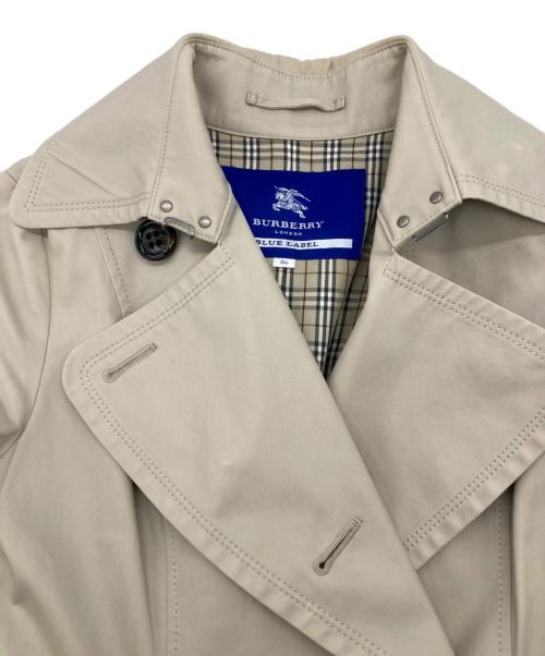 BURBERRY BLUE LABEL（バーバリー ブルー レーベル）BURBERRY BLUE LABEL (バーバリー ブルー レーベル) トレンチコート ベージュ サイズ:36の古着・服飾アイテム