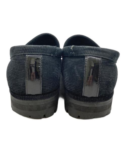 BLOHM（ブローム）BLOHM (ブローム) HOMIES RAT コーデュロイローファー ブラック サイズ:26.5の古着・服飾アイテム