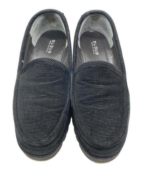 BLOHM（ブローム）BLOHM (ブローム) HOMIES RAT コーデュロイローファー ブラック サイズ:26.5の古着・服飾アイテム