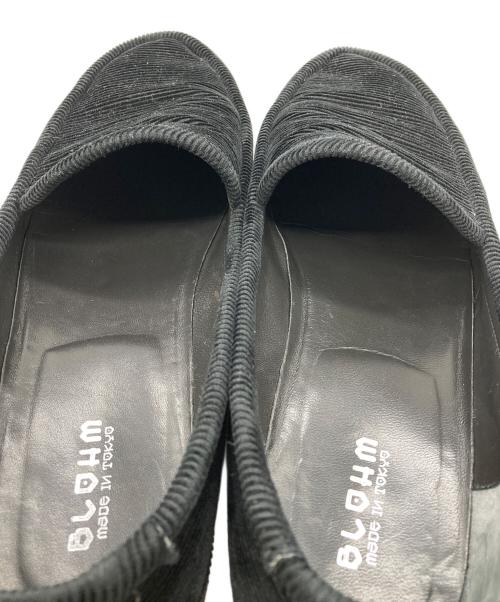 BLOHM（ブローム）BLOHM (ブローム) HOMIES RAT コーデュロイローファー ブラック サイズ:26.5の古着・服飾アイテム