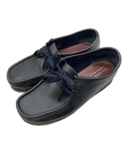 CLARKS（クラークス）CLARKS (クラークス) Wallabee ブラック サイズ:23.5の古着・服飾アイテム