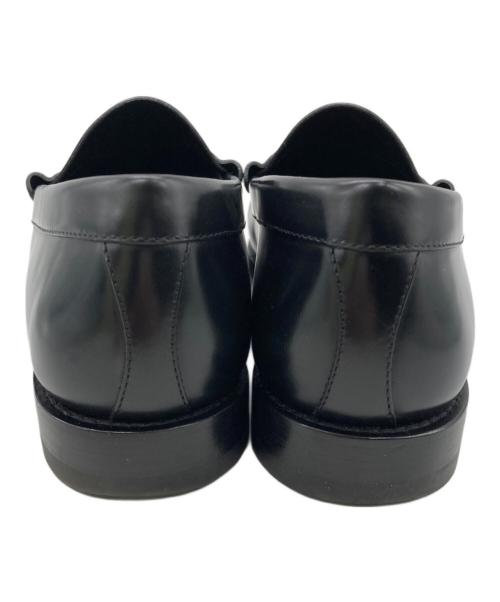 CELINE（セリーヌ）CELINE (セリーヌ) トリオンフレザーローファー ブラック サイズ:41の古着・服飾アイテム