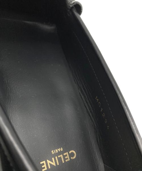 CELINE（セリーヌ）CELINE (セリーヌ) トリオンフレザーローファー ブラック サイズ:41の古着・服飾アイテム