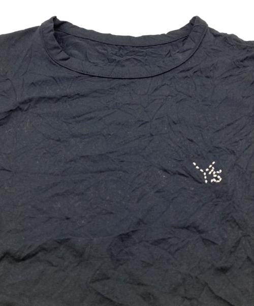 Y's（ワイズ）Y's (ワイズ) WRINKLE JERSEY Y'S STITCH LONG T ブラック サイズ:Mの古着・服飾アイテム