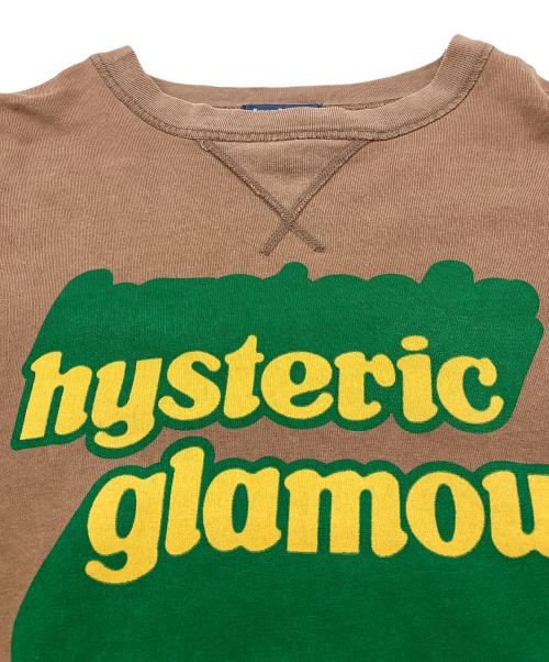 Hysteric Glamour（ヒステリックグラマー）Hysteric Glamour (ヒステリックグラマー) 旧タグ/スウェット ブラウン サイズ:FREEの古着・服飾アイテム