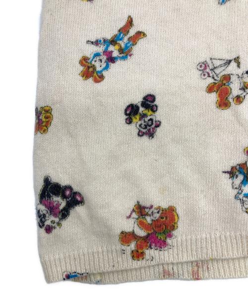 Hysteric Glamour（ヒステリックグラマー）Hysteric Glamour (ヒステリックグラマー) マルチベア柄 ニットワンピース GRUNGE POPS HYSTERICS ベージュ サイズ:Freeの古着・服飾アイテム