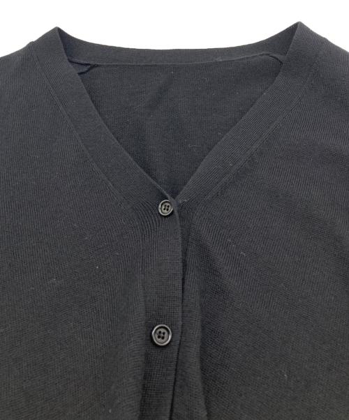 PRADA（プラダ）PRADA (プラダ) ウールカーディガン ブラック サイズ:40の古着・服飾アイテム