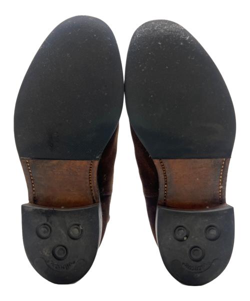 LOAKE（ローク）LOAKE (ローク) サイドゴアシューズ ブラウン サイズ:size7 1/2の古着・服飾アイテム