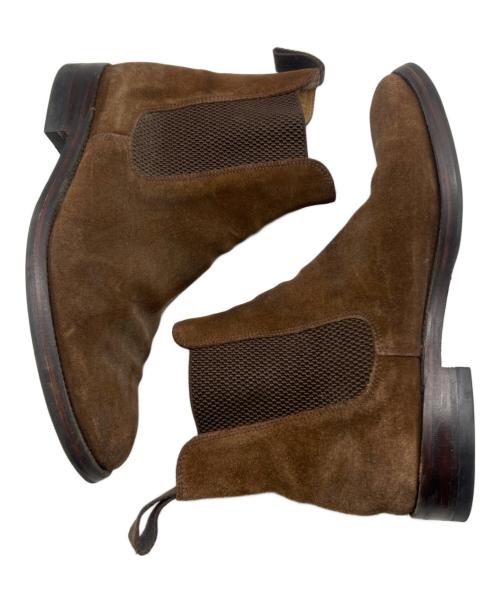 LOAKE（ローク）LOAKE (ローク) サイドゴアシューズ ブラウン サイズ:size7 1/2の古着・服飾アイテム