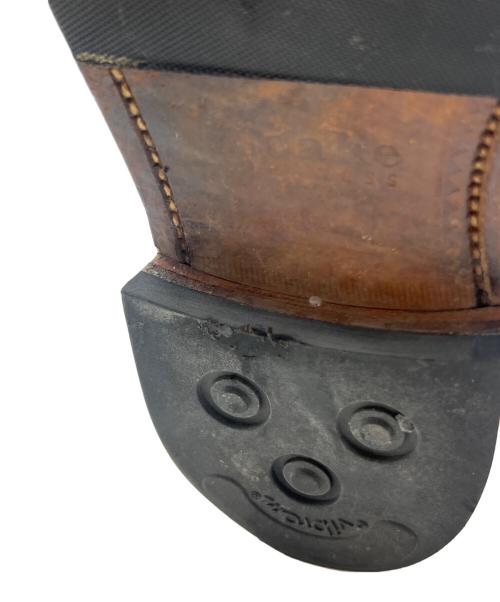 LOAKE（ローク）LOAKE (ローク) サイドゴアシューズ ブラウン サイズ:size7 1/2の古着・服飾アイテム