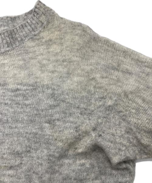 MM6 Maison Margiela（エムエムシックスメゾンマルジェラ）MM6 Maison Margiela (エムエムシックスメゾンマルジェラ) アルパカ混サマーニットワンピース グレー サイズ:Mの古着・服飾アイテム