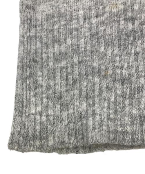 MM6 Maison Margiela（エムエムシックスメゾンマルジェラ）MM6 Maison Margiela (エムエムシックスメゾンマルジェラ) アルパカ混サマーニットワンピース グレー サイズ:Mの古着・服飾アイテム