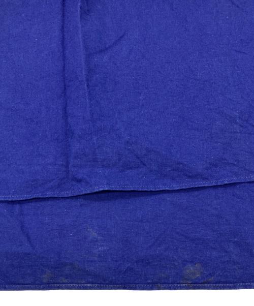 USED（ユーズド）USED (ユーズド) ユーロワーク グランパシャツ ネイビー サイズ:40の古着・服飾アイテム