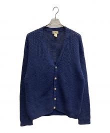 L.L.Bean（エルエルビーン）の古着「コットン リネン カーディガン」｜ネイビー