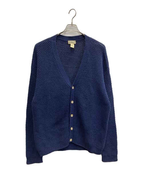 L.L.Bean（エルエルビーン）L.L.Bean (エルエルビーン) コットン リネン カーディガン ネイビー サイズ:XLの古着・服飾アイテム