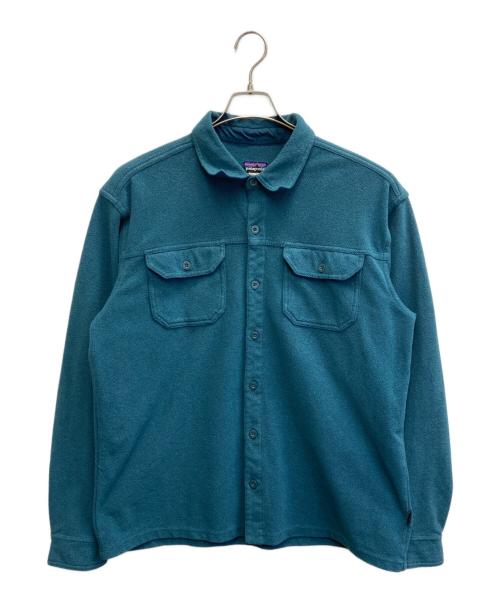 Patagonia（パタゴニア）Patagonia (パタゴニア) 13年製 ピケフリースシャツ ジャケット グリーン サイズ:Lの古着・服飾アイテム