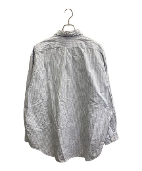 RALPH LAUREN（ラルフローレン）RALPH LAUREN (ラルフローレン) BIG SHIRT ストライプシャツ ブルー サイズ:XXLの古着・服飾アイテム