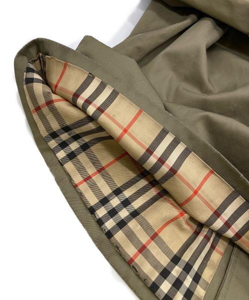 Burberry's（バーバリー）Burberry's (バーバリー) 一枚袖 ダブルトレンチコート OLD  カーキ サイズ:90-165の古着・服飾アイテム