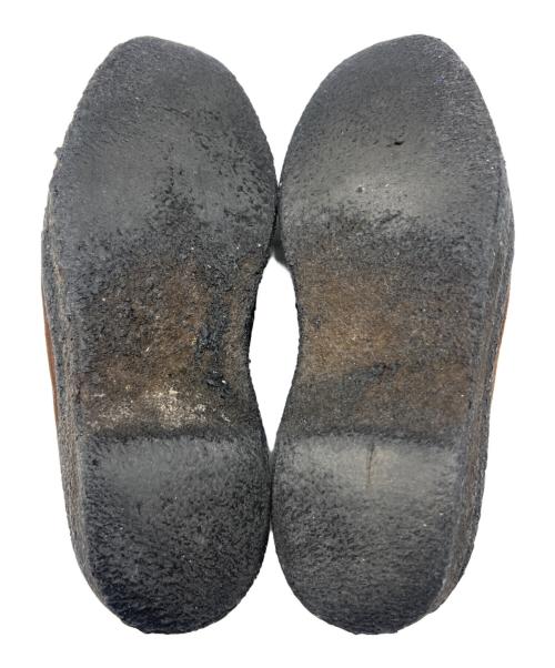 SANDERS（サンダース）SANDERS (サンダース) スウェードコインローファー ブラウン サイズ:7の古着・服飾アイテム