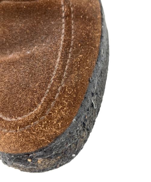 SANDERS（サンダース）SANDERS (サンダース) スウェードコインローファー ブラウン サイズ:7の古着・服飾アイテム