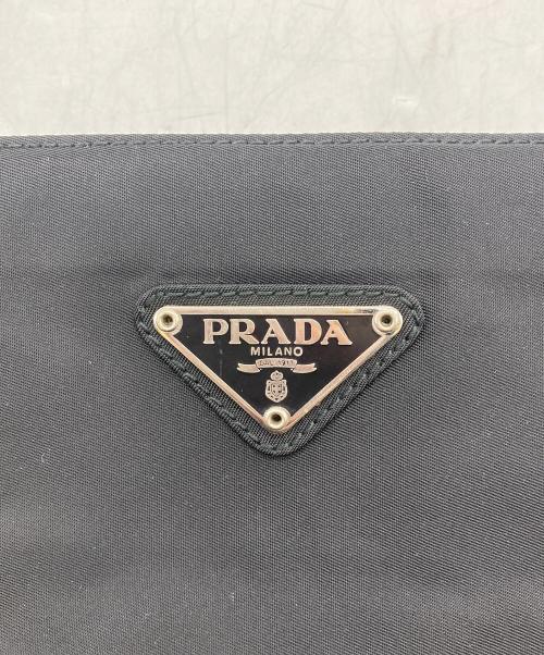 PRADA（プラダ）PRADA (プラダ) ナイロンハンドバッグ ブラックの古着・服飾アイテム