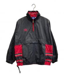 UMBRO（アンブロ）の古着「プルオーバーナイロンジャケット」｜ブラック