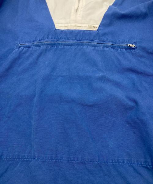 J.CREW（ジェイクルー）J.CREW (ジェイクルー) コットン アノラック パーカー/巨人タグ ブルー×ホワイト サイズ:XLの古着・服飾アイテム