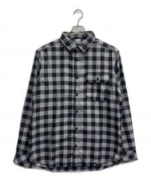 MILLET（ミレー）の古着「サーモ チェック シャツ ロングスリーブ」｜グレー×ブラック
