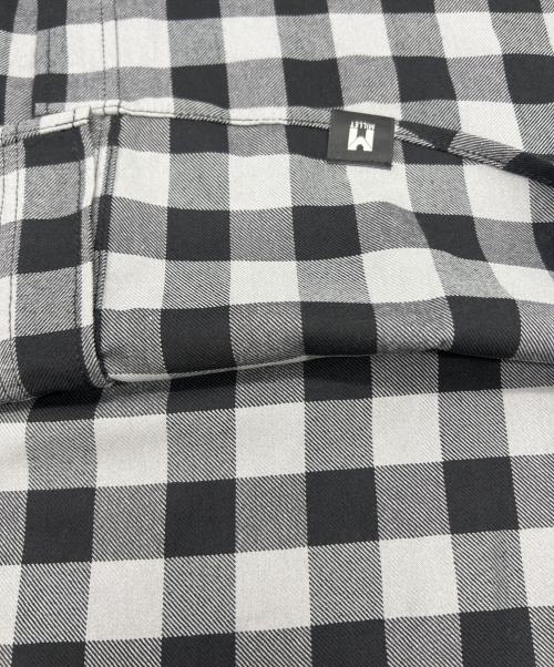 MILLET（ミレー）MILLET (ミレー) サーモ チェック シャツ ロングスリーブ グレー×ブラック サイズ:XLの古着・服飾アイテム