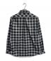 MILLET (ミレー) サーモ チェック シャツ ロングスリーブ グレー×ブラック サイズ:XL：8000円