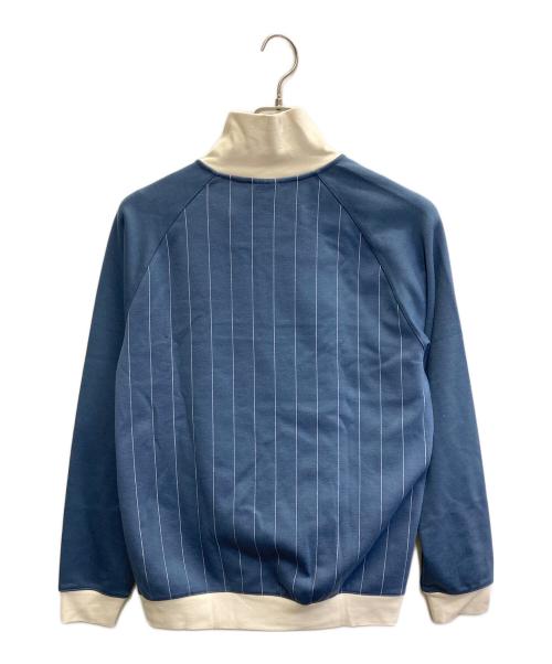 adidas（アディダス）adidas (アディダス) 1/2ジップ トラックトップ プリラブドインク ブルー×ベージュ サイズ:M 未使用品の古着・服飾アイテム