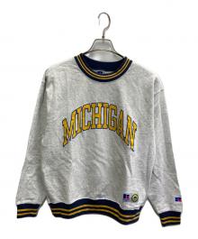 RUSSELL ATHLETIC（ラッセルアスレチック）の古着「CREW NECK SWEAT The University Of MICHIGAN」｜グレー