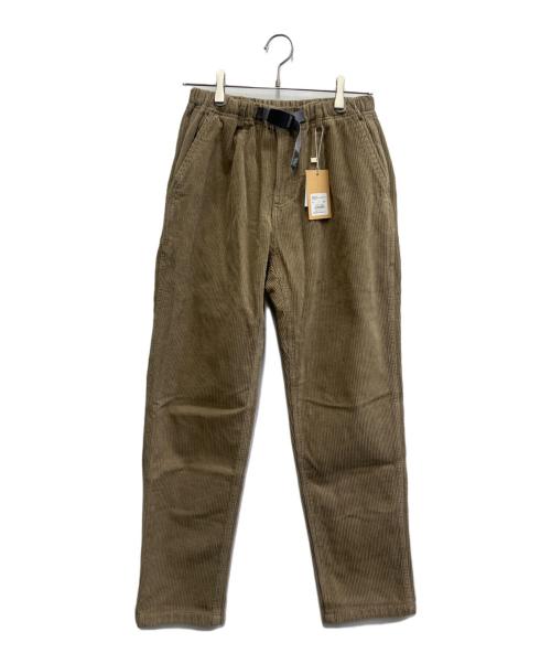 GRAMICCI（グラミチ）GRAMICCI (グラミチ) 8ウェールズ コーデュロイワイドテーパードパンツ カーキ サイズ:S 未使用品の古着・服飾アイテム