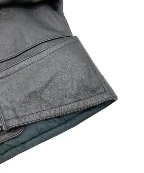 HARLEY-DAVIDSON（ハーレーダビッドソン）HARLEY-DAVIDSON (ハーレーダビッドソン) シングルレザージャケット ブラック サイズ:38の古着・服飾アイテム