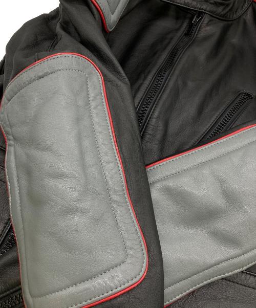 HARLEY-DAVIDSON（ハーレーダビッドソン）HARLEY-DAVIDSON (ハーレーダビッドソン) シングルレザージャケット ブラック サイズ:38の古着・服飾アイテム