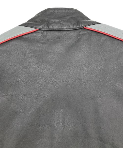 HARLEY-DAVIDSON（ハーレーダビッドソン）HARLEY-DAVIDSON (ハーレーダビッドソン) シングルレザージャケット ブラック サイズ:38の古着・服飾アイテム