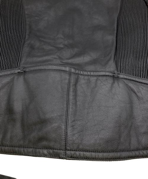 HARLEY-DAVIDSON（ハーレーダビッドソン）HARLEY-DAVIDSON (ハーレーダビッドソン) シングルレザージャケット ブラック サイズ:38の古着・服飾アイテム