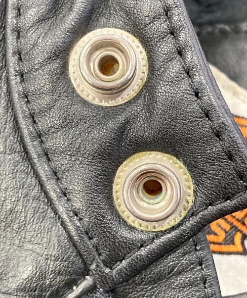 HARLEY-DAVIDSON（ハーレーダビッドソン）HARLEY-DAVIDSON (ハーレーダビッドソン) シングルレザージャケット ブラック サイズ:38の古着・服飾アイテム