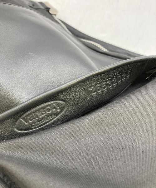 VANSON（バンソン）VANSON (バンソン) TC ロゴワッペン シングルライダースジャケット ブラック サイズ:34の古着・服飾アイテム