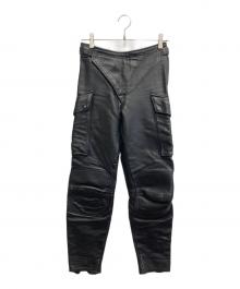 VANSON（バンソン）の古着「LEATHER PANTS」｜ブラック