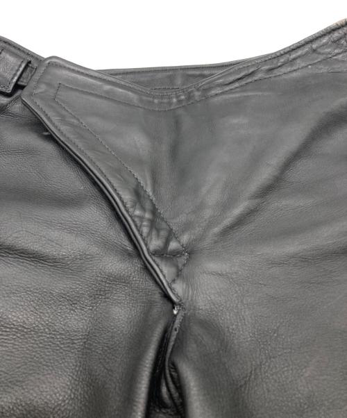 VANSON（バンソン）VANSON (バンソン) LEATHER PANTS ブラック サイズ:30の古着・服飾アイテム