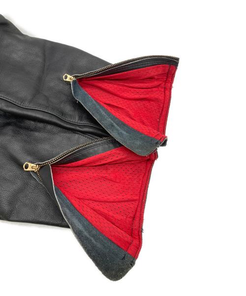 VANSON（バンソン）VANSON (バンソン) LEATHER PANTS ブラック サイズ:30の古着・服飾アイテム