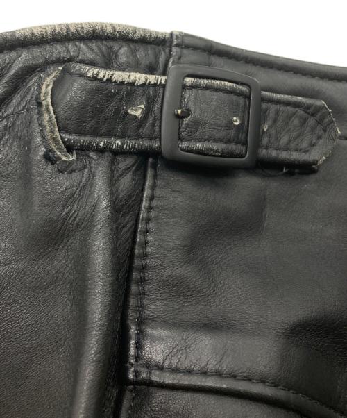 VANSON（バンソン）VANSON (バンソン) LEATHER PANTS ブラック サイズ:30の古着・服飾アイテム