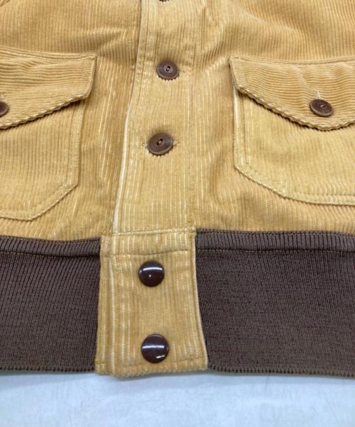 Heller's cafe（ヘラーズカフェ）Heller's cafe (ヘラーズカフェ) Corduroy Taxi Driver's Jkt イエロー サイズ:38の古着・服飾アイテム