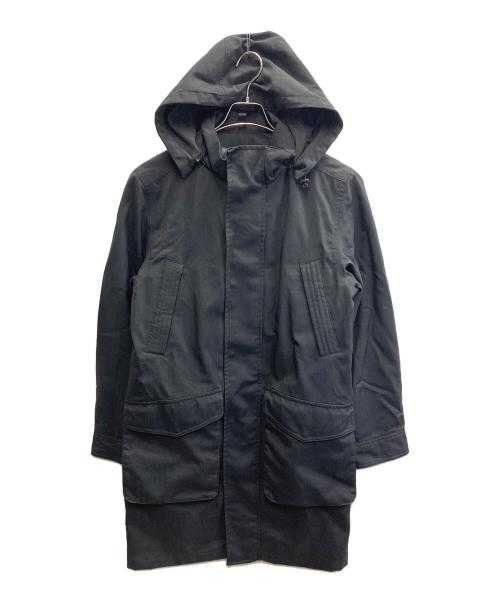 Eddie Bauer（エディーバウアー）Eddie Bauer (エディーバウアー) フーデッドコート ブラック サイズ:Sの古着・服飾アイテム