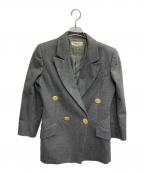 Christian Dior coordonnesクリスチャン ディオール コルドネ）の古着「CDロゴダブルジャケット」｜グレー