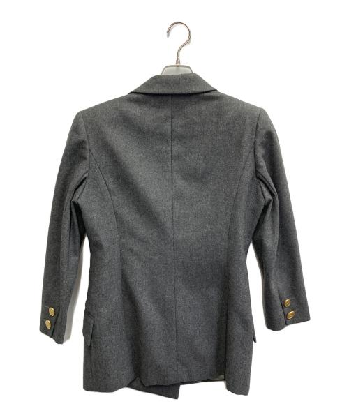Christian Dior coordonnes（クリスチャン ディオール コルドネ）Christian Dior coordonnes (クリスチャン ディオール コルドネ) CDロゴダブルジャケット グレー サイズ:42の古着・服飾アイテム