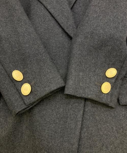 Christian Dior coordonnes（クリスチャン ディオール コルドネ）Christian Dior coordonnes (クリスチャン ディオール コルドネ) CDロゴダブルジャケット グレー サイズ:42の古着・服飾アイテム