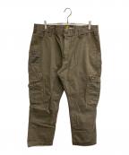 CarHarttカーハート）の古着「ダブルニーカーゴパンツ」｜ブラウン