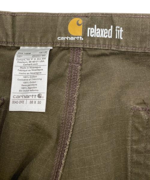CarHartt（カーハート）CarHartt (カーハート) ダブルニーカーゴパンツ ブラウン サイズ:W38×L30の古着・服飾アイテム